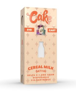 Alternative view of cake delta 8 1G cartridge